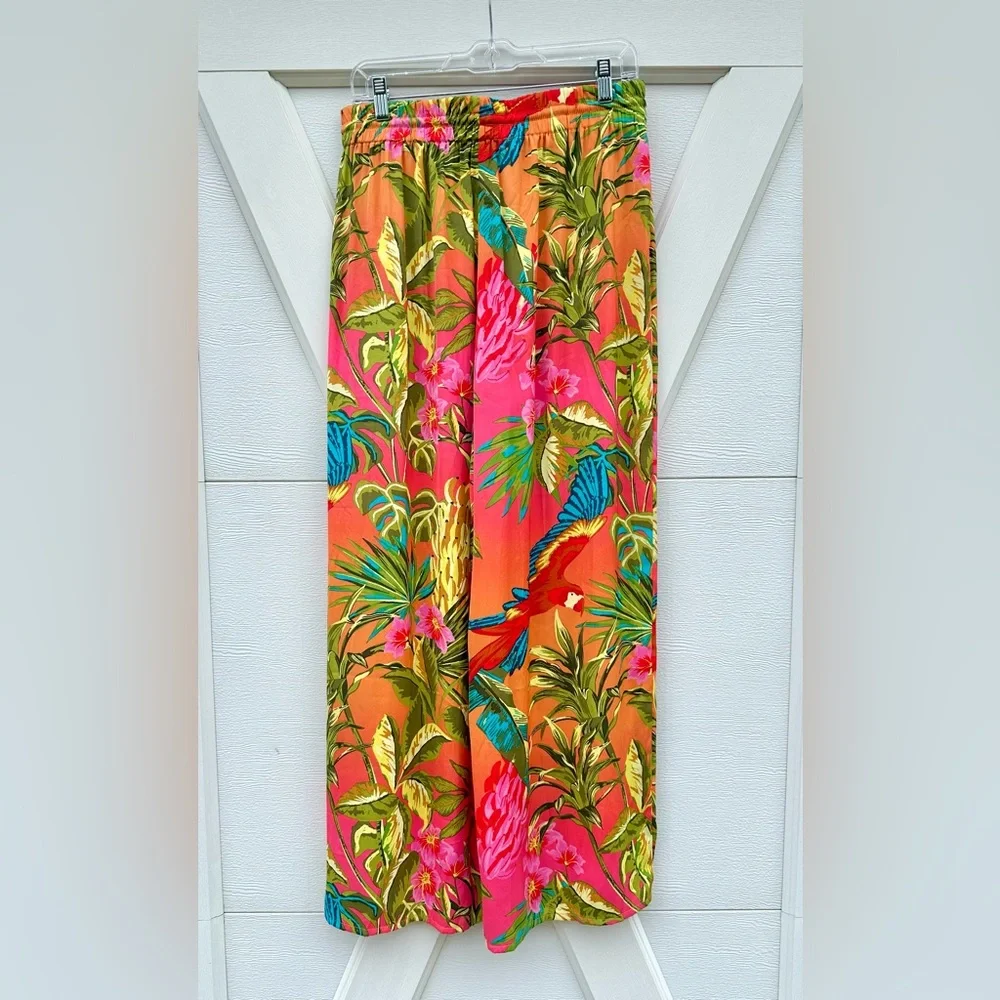 Rachel Zoe Coral Macaw Wide Left Pants - Picture 3 of 4